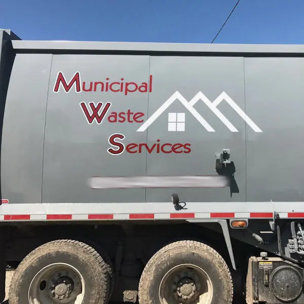 Municipal Waste Services Custom Vehicle Lettering